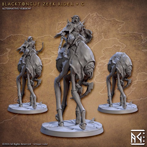 Image of Blacktongue Zeek Rider - C (Blacktongue Assassins)