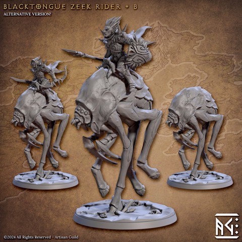 Image of Blacktongue Zeek Rider - B (Blacktongue Assassins)