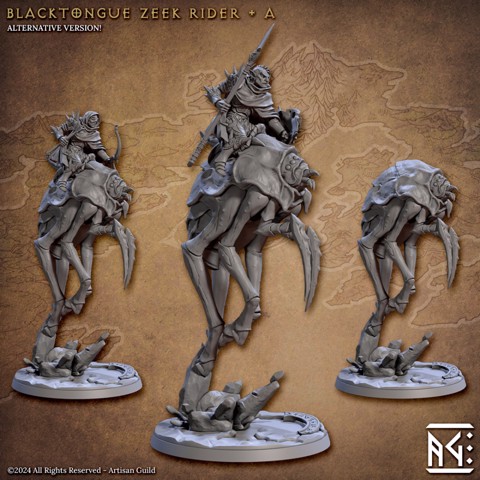 Image of Blacktongue Zeek Rider - A (Blacktongue Assassins)