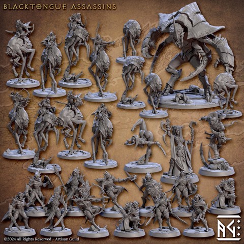 Image of Blacktongue Assassins (Complete Set - 57)