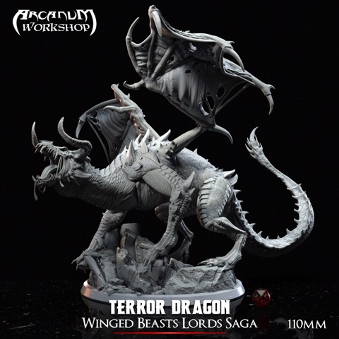 Image of Terror Dragon of the Red Church (110mm base)