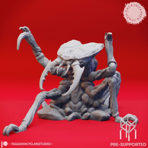 Image of Bursting Ankheg - Tabletop Miniature (Pre-Supported)