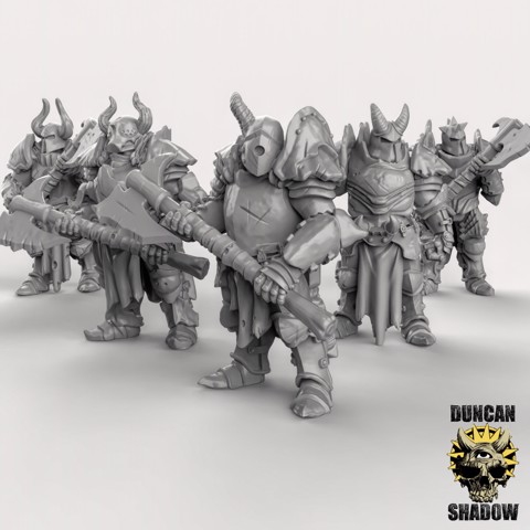 Image of Chaos Warriors with Great weapons (pre supported)