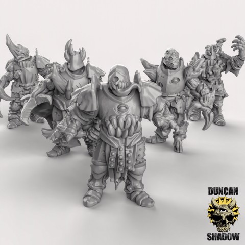 Image of Possessed Chaos Warriors (pre supported)