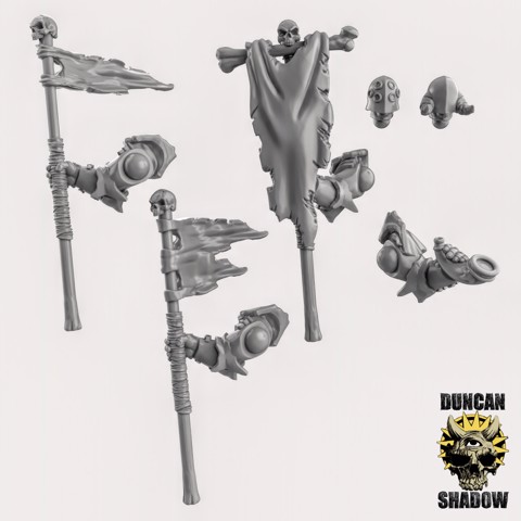 Image of Chaos Warriors Multipart Command Kit (pre supported) (M)