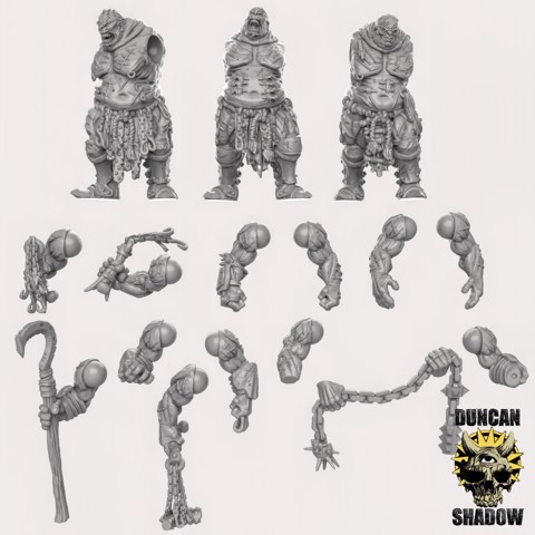 Image of Chaos Scarred Ones Multipart Kit (pre supported) (L)