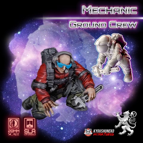 Image of 28mm Ground Crew - Mechanic