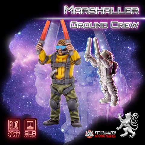 Image of 28mm Ground Crew - Marshaller