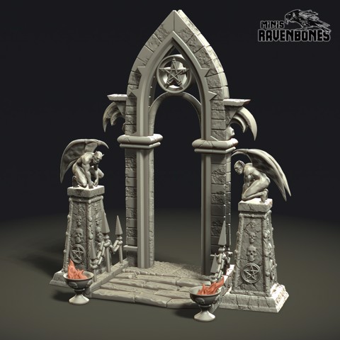 Image of Demonic Gate and Treasure Chest