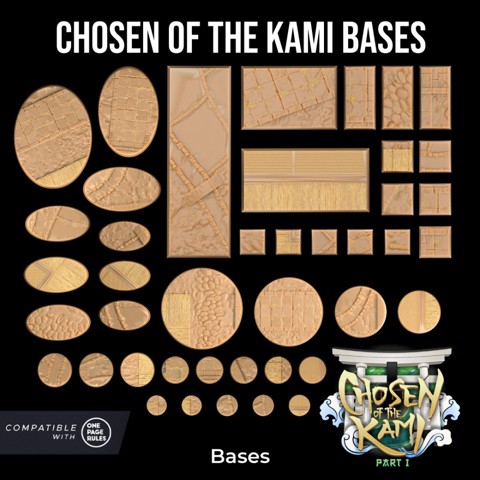 Image of Chosen of The Kami bases | PRESUPPORTED | Chosen of The Kami Pt. 1