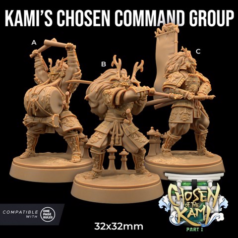 Image of Kami's Chosen Command Group | PRESUPPORTED | Chosen of The Kami Pt. 1