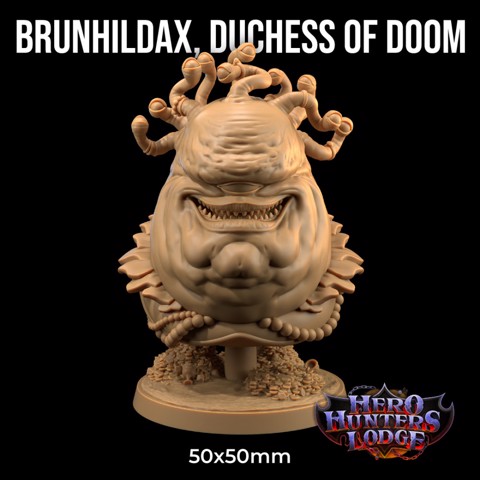 Image of Brunhildax, Duchess of Doom | PRESUPPORTED | Hero Hunters Lodge