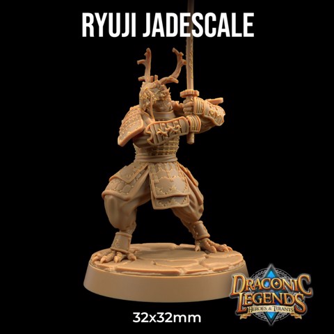 Image of Ryuji Jadescale | PRESUPPORTED | Draconic Legends Hero's and Tyrants