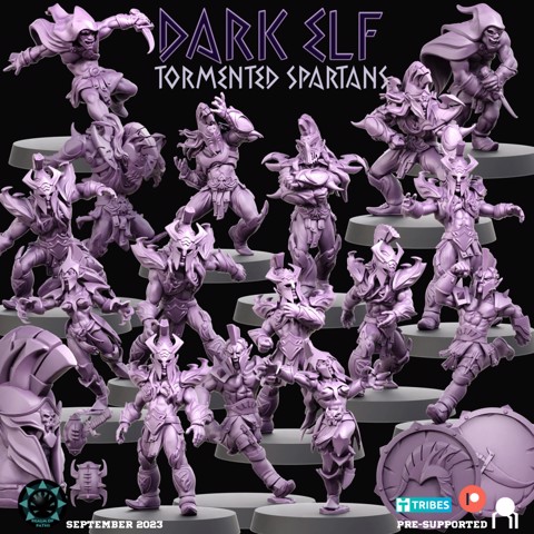 Image of Dark Elf - Tormented Spartans - Fantasy Football