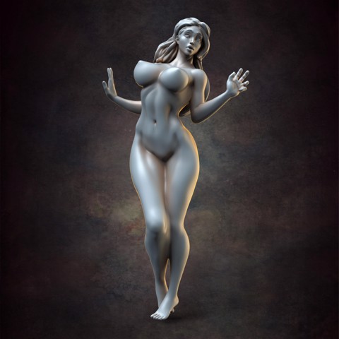 Image of Barmaid B  75mm scale