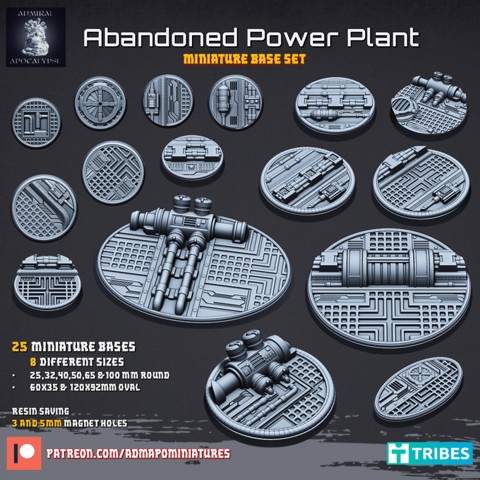 Image of Abandoned Power Plant Bases (pre-supported)
