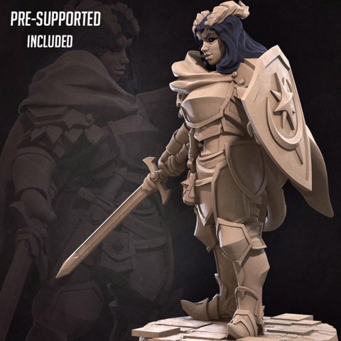 Image of Tiefling Paladin [CURRENT TRIBES RELEASE]