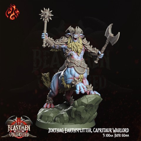 Image of Zorthag Earthsplitter, Capritaur Warlord