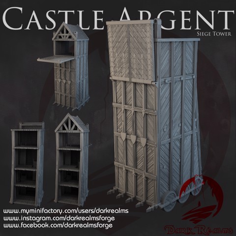 Image of Dark Realms - Castle Argent - Siege Tower