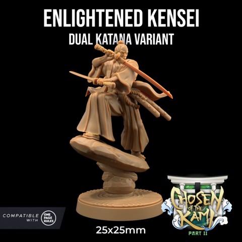 Image of Enlightened Kensei | PRESUPPORTED | Chosen of the Kami Pt. II