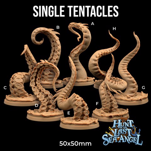 Image of Single Tentacles | PRESUPPORTED | Hunt for The Last Sea Angel
