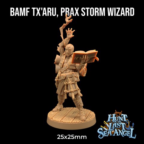 Image of Bamf Tx'Aru, Prax Storm Wizard | PRESUPPORTED | Hunt for The Last Sea Angel