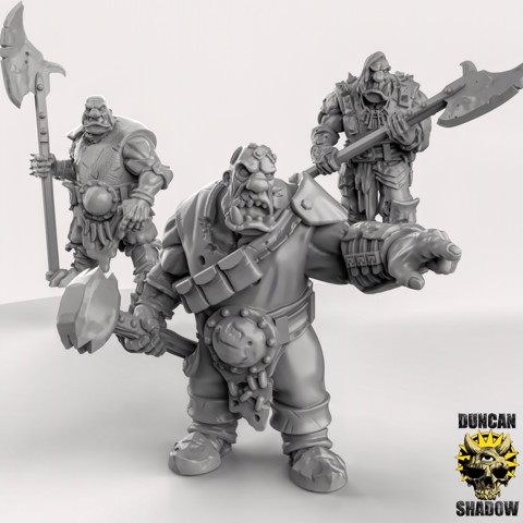 Image of Ogres with Great Weapons (Pre Supported)
