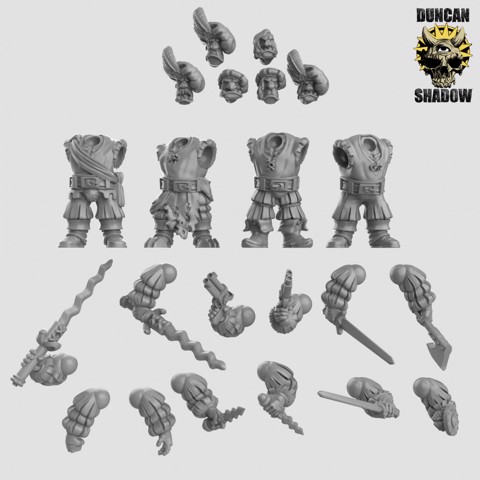 Image of Empire Ogres Multipart Kit (Pre Supported) (L)
