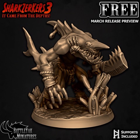 Image of Sharkzerkers III Free Files - March Release Preview