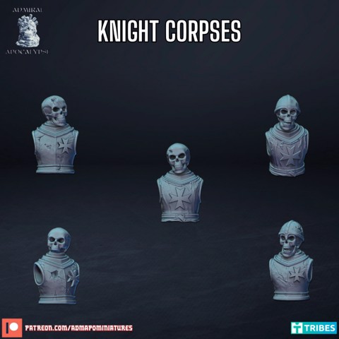 Image of Knight Corpses (Pre-supported)