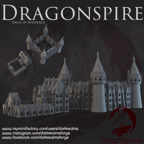 Image of Dark Realms - Dragonspire Wizarding School - Halls of Residence