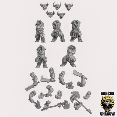 Image of Minotaur Multipart Kit (Pre Supported)(L)