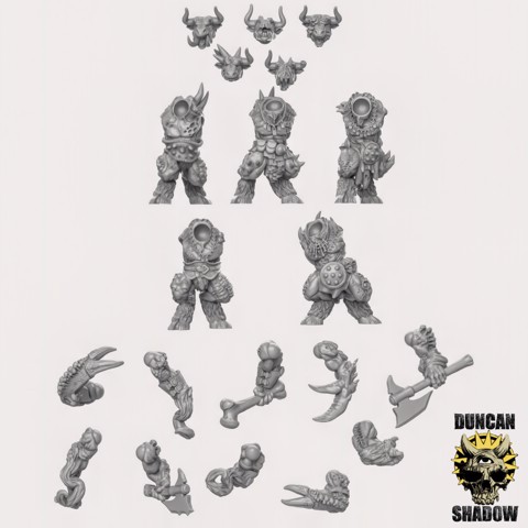 Image of Chaos Minotaurs Multipart Kit (Pre Supported)(L)