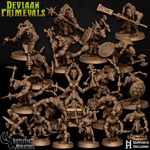 Image of Deviaan Primevals Character Pack