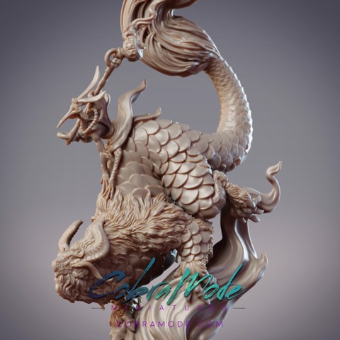 Image of Cranefolk Beastrider - Sacred Beast FengYun, and RuYan, Feixian Monk (Pre-Supported)