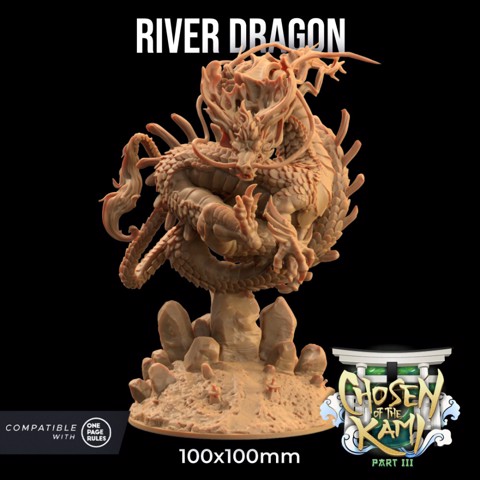 Image of River Dragon | PRESUPPORTED | Chosen of the Kami Pt. III
