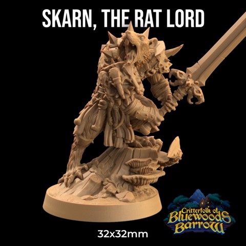 Image of Skarn, The Rat Lord | PRESUPPORTED | The Critterfolk of Bluewoods Barrows