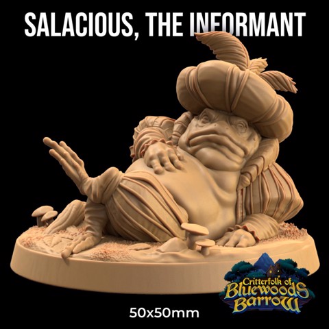 Image of Salacious, The Informant | PRESUPPORTED | The Critterfolk of Bluewoods Barrows