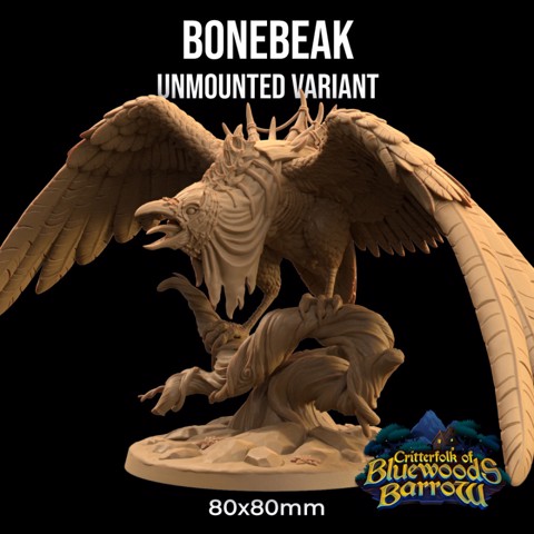 Image of Bonebeak, Necromancer Mount | PRESUPPORTED | The Critterfolk of Bluewoods Barrows