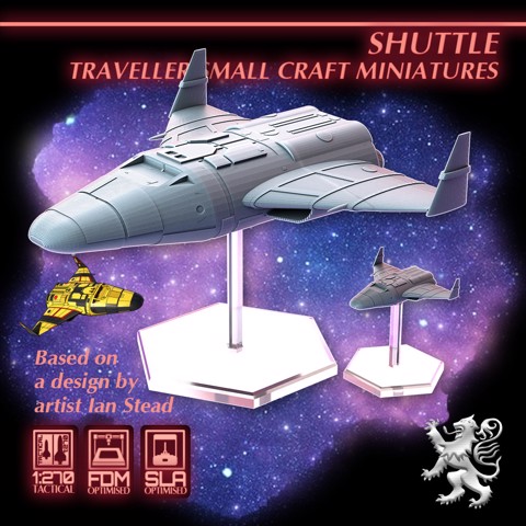 Image of Ian Stead - Traveller Shuttle Miniature