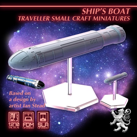 Image of Ian Stead - Traveller Ship's Boat Miniature