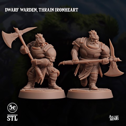 Image of Dwarf Warden, Thrain Ironheart