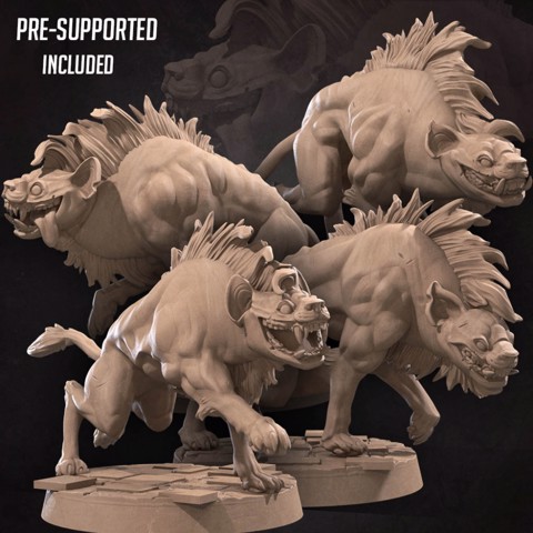 Image of Hyenas (Savagery Minions) (4 Models) [CURRENT TRIBES RELEASE]