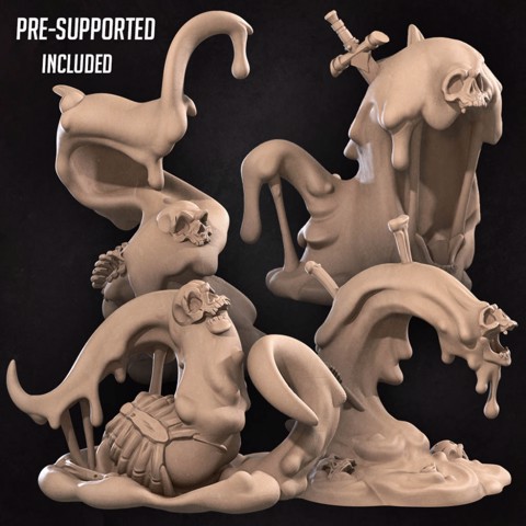 Image of Oozes (Pestilence Minions) (4 Models) [CURRENT TRIBES RELEASE]