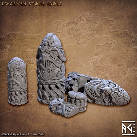 Image of Dwarven Stone Idols (The Quest for Goldvein)