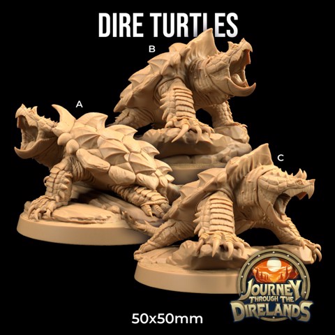 Image of Dire Turtles | PRESUPPORTED | Journey Through The Direlands