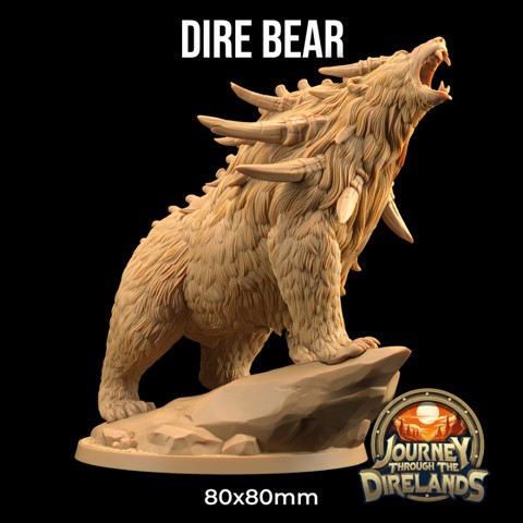 Image of Dire Bear | PRESUPPORTED | Journey Through The Direlands