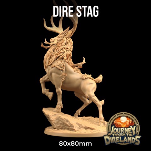 Image of Dire Stag | PRESUPPORTED | Journey Through The Direlands