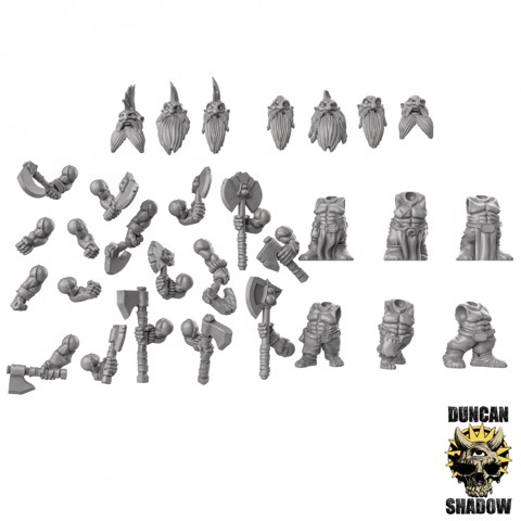 Image of Dwarf Slayers Multipart Kit (Pre Supported) (M)
