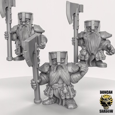 Image of Dwarves with Great Axe (Pre Supported)